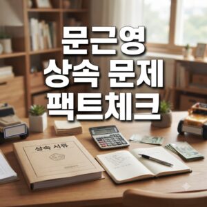 문근영 상속 범위와 유의할 점 한눈에