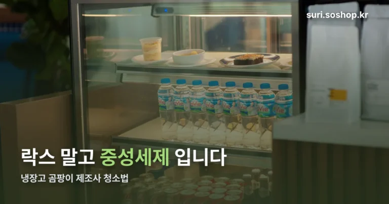 냉장고 곰팡이 정리 썸네일