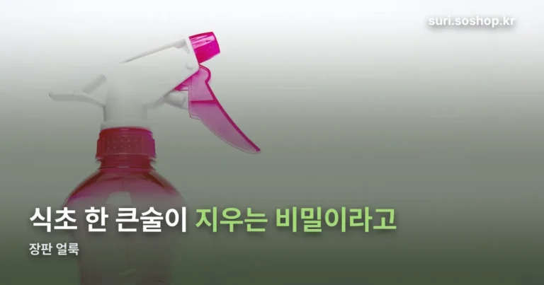 장판 얼룩 정리 썸네일